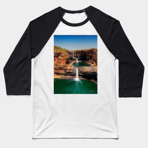 Mitchell Falls Baseball T-Shirt by lordveritas